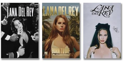 Hotoice Lana Poster Del Rey, Musik, Retro, Vintage, Wandkunst, Leinwand, Poster, Raumdekor, ästhetischer Druck, Dekoration, 20 x 30 cm, 3 Stück, Stil 2, 3 Stück