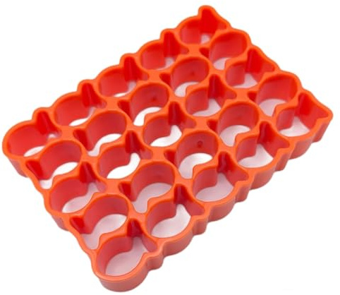 Agwuoetr Gold Fish Cracker Cookie Cutter, 25Pcs Mini Fish Biscuit Cutter, Gold Fish Cutter for Crackers, Plastic Tiny Treats B