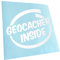 Kiwistar - Autoaufkleber - Geocacher Inside - Weiss - 12x10cm - Aufkleber für Auto, Laptop, Fahrrad, LKW, Motorrad Mehrfarbig JDM Decal Racing