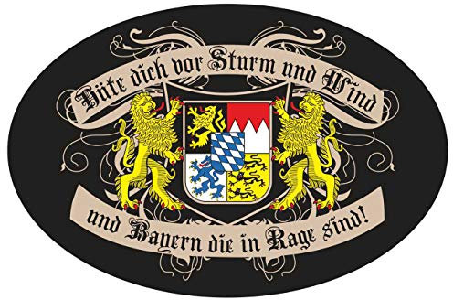 Spaß Kostet Aufkleber Bayern in Rage (Wetterfest)