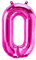 Folienballons Buchstaben Pink - 40/80/100 cm für Geburtstag Hochzeit Party Dekoration Happy Birthday JGA Geschenk Luftballon Abschluss Riesenballon ABI groß XXL klein mini Rosa Mädchen (40 cm - O)