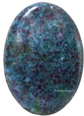 Amazing Gemstone Rubin in Kyanit-Handstein – Massage-Sorgenstein für den natürlichen Ausgleich der Körperchakren, Reiki-Heilung und Kristallraster