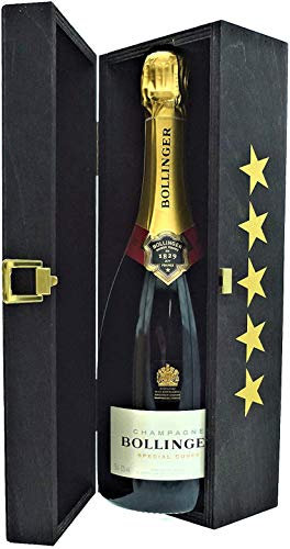 Bollinger Special Cuvée Champagne, 75cl in a Wooden 5 Star Champagne Gift Box