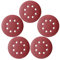 50 Pcs 125mm Sanding Discs Pads, Premium 8 Hole 180 Grit Hook and Loop Sandpaper Sheet for Random Orbital Sander.