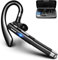 Bluetooth Wireless Headset, In Ear Hands Free Earpiece Earphone Earbud Noise Cancelling Built-in Mic, LED Battery Display Case, HD Phone Call, Music for Driving/Office/Business iPhone, Android, Phone
