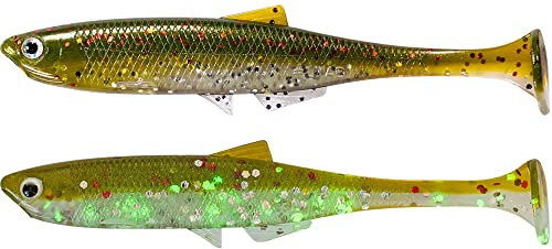 LMAB Bleak Shad 6 cm, 9 cm, 12 cm, 15 cm, 18 cm KÖFI - Gummifisch Angelköder - Gummiköder für: Zander, Barsch, Hecht & Forelle - Zanderköder Hechtköder - Kunstköder (6 cm, Universe)