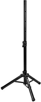 OMNITRONIC BHS-48K2 Boxenhochständer | Kompakter Ständer, von 75-117 cm ausfahrbar, Maximallast 30 kg