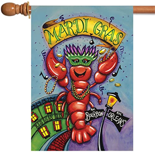 Celebration Crustacean Hausflagge New Orleans, 28 x 40 cm