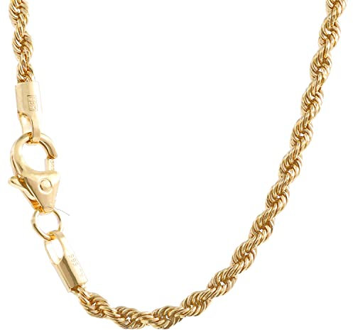Goldkette Kordelkette Länge 45cm - Breite 2,1mm - 585-14 Karat Gold