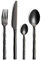 Amefa Canisse 16-Piece Cutlery Set, Matte Black