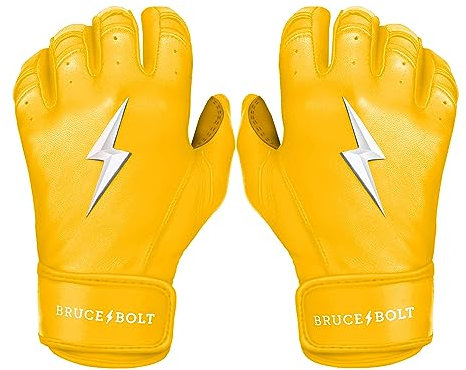 BRUCE BOLT Original Series Schlaghandschuh, kurze Manschette, Gelb, Größe XXL