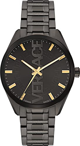 Versace Herren Analog Armbanduhr V-Vertical