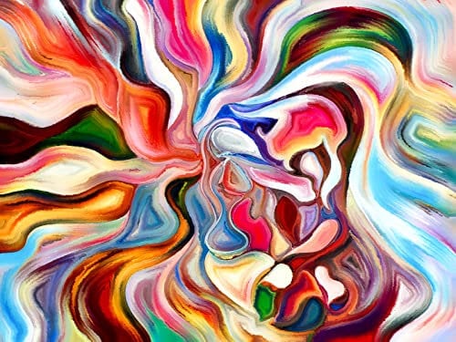 JMbeauuuty 1000 Pieces Adult Jigsaw Puzzle,Difficult Puzzling for Adult 1000 Pieces,Challenging Jigsaw Puzzle Gift for Friends Family(Colorful Lines,70x50cm)
