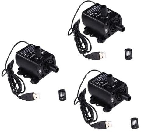 DOITOOL 3 Stück Tauchpumpe Für Aquarien Bürstenlose Mini-wasserpumpe Zirkulationssystem Für Aquarien Robustes Material Sicher in Der Anwendung