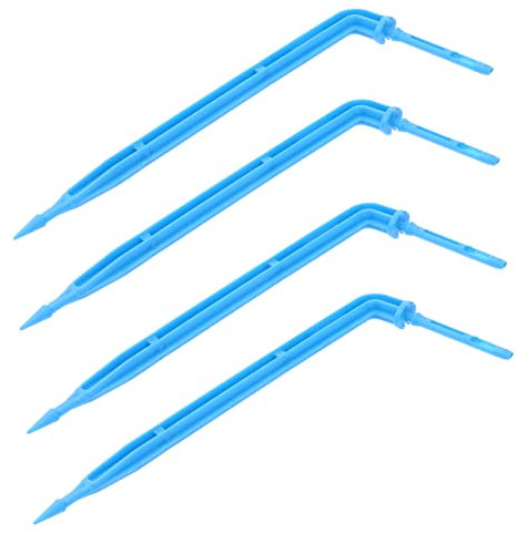 POPETPOP 100 Piezas De Riego por Goteo Automático Estaca De Goteo De Cabezales Múltiples Flecha De Gota De Riego De Riego por Goteo De Flujo De Agua Rociar Lanzacohetes
