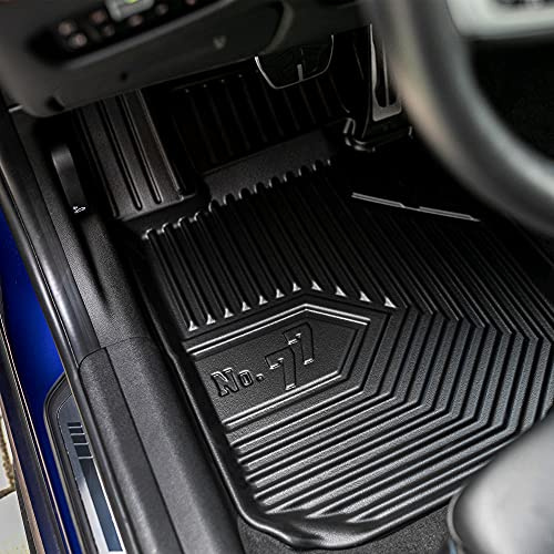 MOTOS Gummimatten Auto Fussmatte passend für Honda Jazz III 2007-2014 Hatchback Verbessern Sie Ihren Reisekomfort mit Antirutschmatte Auto No.77- Allwetter fußmatten Auto, Schutz vor Verschmutzung