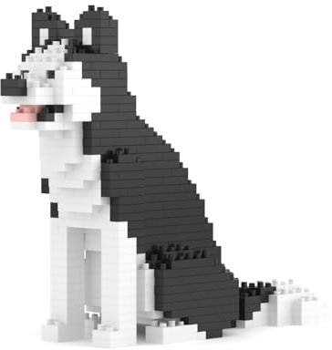 JEKCA Husky Mini 01S | Mini-Hunde-Bausteine aus Kunststoff | ab 14 Jahren