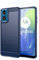 Osophter for Motorola Moto E14 Case: Moto G04/G24 Case with 2pcs Screen Protector Shock-Absorption Flexible TPU Rubber Protective Cell Phone Cover for Motorola Moto E14/G04/G24(UK-Blue)
