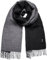 Hipster Schal aus 100% Wolle Herrenschal Damenaschal Alpakaschal, eleganter Winterschal Wollschal aus feiner 100% Alpaka Wolle, weich, warm, pures elegantes Naturhaar unisex (dunkelgrau grau)