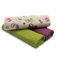 VmG-Store 1,5m Baumwollstoff Set Designstoff + 2x Uni farblich abgestimmt 100% Baumwolle Material Auswahl (Feige Blaubeere und Pflaume Set67)