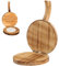 Wooden Tortilla Press, 5.5 inch Round Flour Tortilla Press, Labor-Saving Dough with Handle, Reusable Maker for Kitchen
