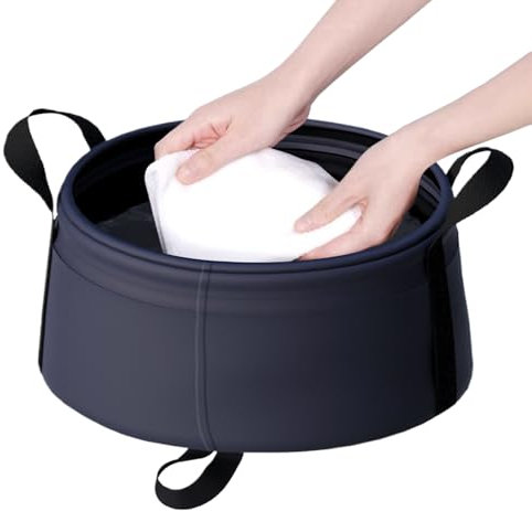 Lavabo Plegable | Fregadero Portátil para Exteriores,Contenedor Portátil Multiusos para Cocina, Pediluvio, Viaje, Camping y Actividades al Aire Libre con Diseño Compacto