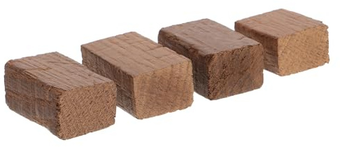 TOGEVAL Copeaux de Bois de Chêne Moyens Grillés pour Brassage de Vin Rouge et Whisky à Domicile, Matériau Plastique Marron, Forme Aléatoire, Améliore Le Goût Texture Unique