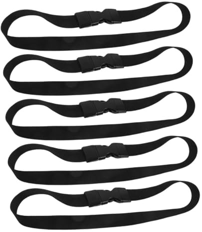 Toyvian 5pcs Elastic Trash Can Holder Rings for Waste Bin Bag Fixing Non-slip Garbage Bag Bands Suitable for Circumference Material Prevents Liner Slippage Easy to Clean and Reusable