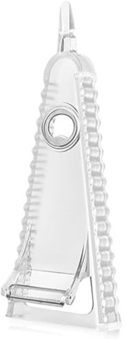 mophrati Tragbarer 5 in 1 Gläser Flaschenöffner Kartoffelschäler Reibe Greifer Griff Gemüseschälwerkzeug Gadget Utensil Geschenk