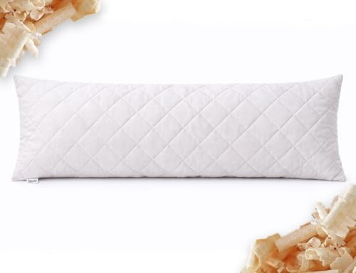 Zirbenkissen Seitenschläferkissen 40x140cm gesteppt (Zirbe-Gesteppt-40x140)