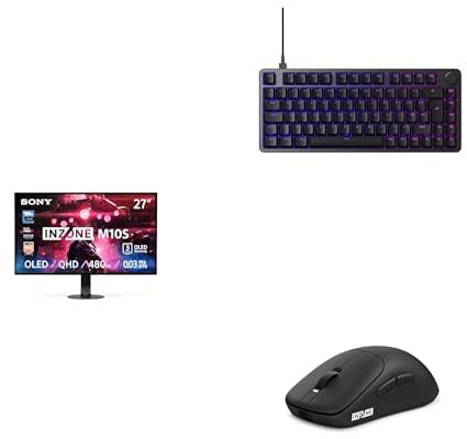 Sony INZONE M10S 27“ OLED QHD PC Gaming Monitor + INZONE Keyboard (UK) & INZONE Gaming-Mouse