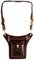 MATADOR Outdoor Tasche Echt Leder Bauchtasche Herren Damen Groß | Beintasche Motorrad Tasche mit Beingurt | Brusttasche Hüfttasche Herrentasche Leder | Oberschenkeltasche Beinholster | Vintage Braun