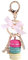 Schlüsselanhänger Paris Macaroon Eiffelturm Schlüssel Ringe Schlüsselbund Tasche Anhänger Bunte Gold Metall Schlüsselring Keychain tool für Damen Mädchen(Rose red)