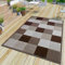 VIMODA Robuster Flachgewebe Teppich In- und Outdoor Tauglich, Maße:160x230 cm