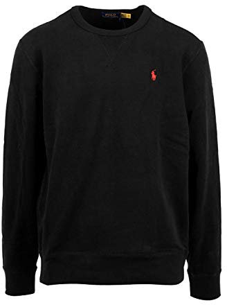Polo Ralph Lauren - Felpa Uomo in Pile Nero - Taglia S
