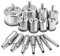 Cristal broca Sierra, (15 Piezas Diamante Sierra Remover Herramientas), Juego de Taladro Diamante para vidrio, porcelana, cerámica, granito piedra broca 4–50mm by AniSqui