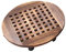 Cratone Pflanzenroller Holz Rund 35 cm Buche massiv Rolluntersetzer pflanzenroller eckig Untersetzer mit Rollen/Transporthilfe für Pflanzen -Tragkraft 120 kg