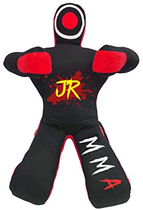 JR Active MMA Übungsdummy (Sitzposition) für Boxen, Kämpfen, Werfen, Grappling, Karate, Jiu-Jitsu, Wrestling Training - UNFILLED