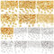 OLYCRAFT 2380 Pezzi Riempitivi In Resina Tema Oceanico Charms In Resine Ally Resina di Epossi Forniture Accessori di Riempimento dei Residui UV Per Resine Costruzione Oro e Argenteria - 7 Forme