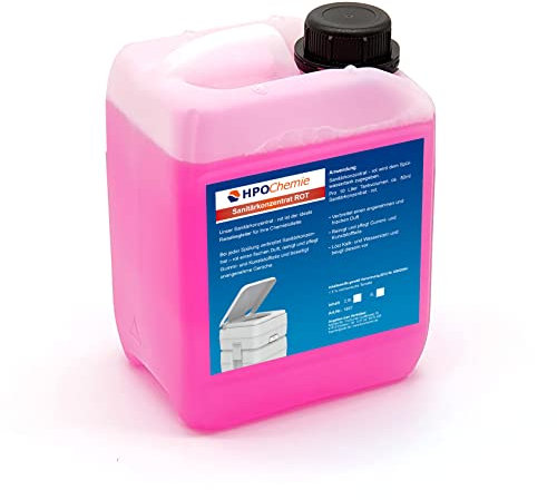 HPOChemie Sanitärkonzentrat - ROT - 2,5 Liter