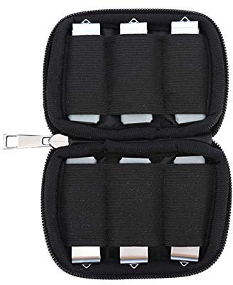 Faderr U-Disk-Tasche, Schutzhülle für USB-Sticks, tragbare Organizer mit Neopren-Material und mehreren Fächern, ideal für Transport und Lagerung