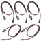YINETTECH 5pcs 2 Pin SW PC Power Cable On/Off Push Button ATX Computer Switch Wire Restart Power switches Easy to Install 50cm