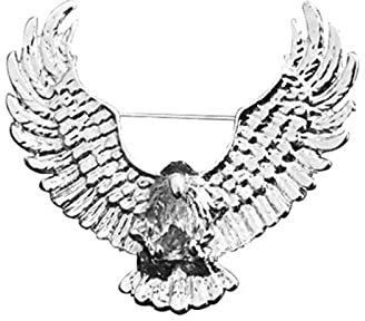 Retro Metall Adler Brosche Tier Gold Anstecknadel Mode Anzug Hemd Corsage Kragen Abzeichen Broschen Schmuck Männer Zubehör