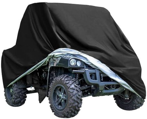 ANFTOP 210D Housse de Protection pour ATV Moto Quad Extérieure Imperméable Anti UV Lourd Bâche Vélo Electrique 210 * 120 * 115cm