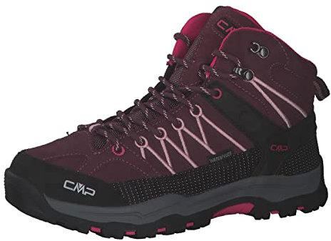 CMP Kids Rigel Mid Trekking Shoes Wp, Zapatos de trekking Unisex niños, Ciruela Melocotón, 31 EU