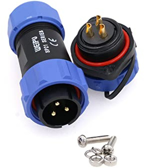 ZBLZGP WEIPU SP21 Panel Montage Wasserdicht Stecker Luftfahrt Stecker (Flansch, 3-poliges)