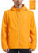 ATLASLAVA Regenjacke Herren Wasserdicht Fahrradjacke Leicht Faltbare Atmungsaktiv Kapuze Outdoor Zum Laufen Wandern Orange M