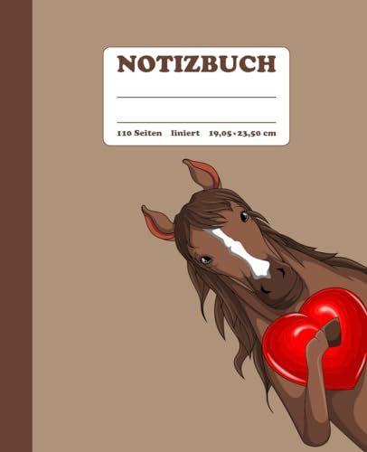 Notizbuch: Pferd | Geschenk für Pferde Liebhaber | liniert