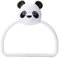 LEMCC Niedlicher Handtuchhalter, Handtuchring mit Cartoon-Panda-Hund, Wandmontage, Handtuchring aus Kunststoff, Selbstklebender Handtuchhalter, Dekorativer Handtuchhalter für Küche und(Panda-Stil)