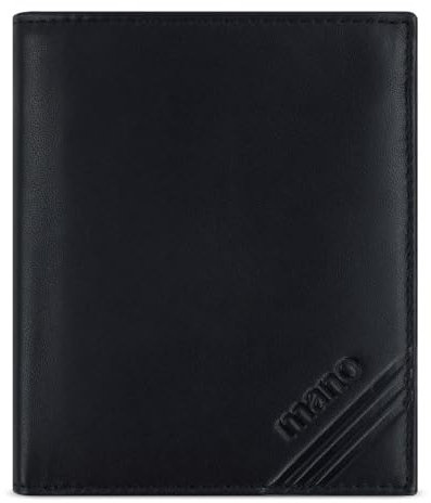 mano Don Antonio RFID Coin Wallet Black